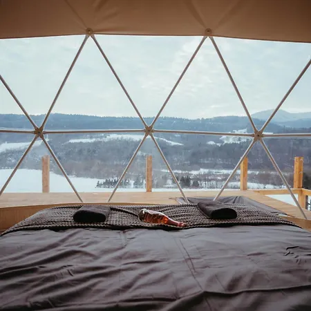 Glamping Pod Hradom Sukromne Jacuzzi A Sauna *