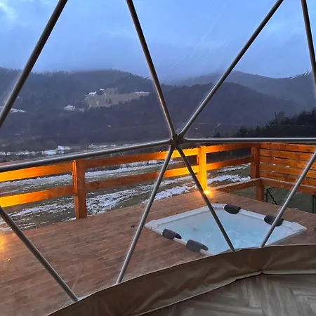 Glamping Pod Hradom Sukromne Jacuzzi A Sauna *