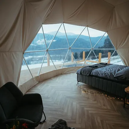 Glamping Pod Hradom Sukromne Jacuzzi A Sauna *