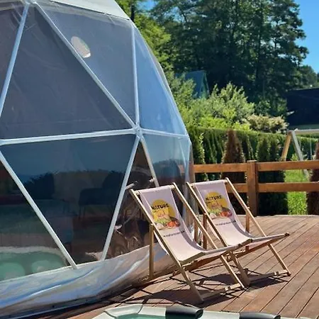 Tente de luxe Glamping Pod Hradom Súkromné Jacuzzi A Sauna