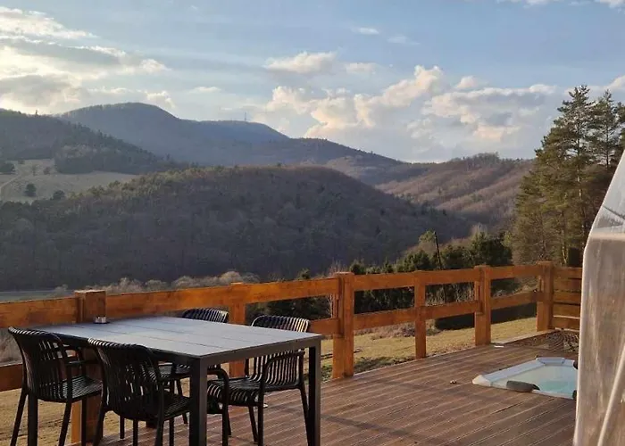 Glamping Pod Hradom Súkromné Jacuzzi A Sauna Campo de lujo